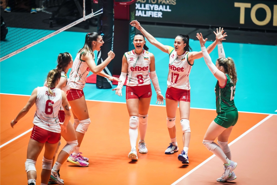 Женският национален отбор по волейбол на България постигна първа победа