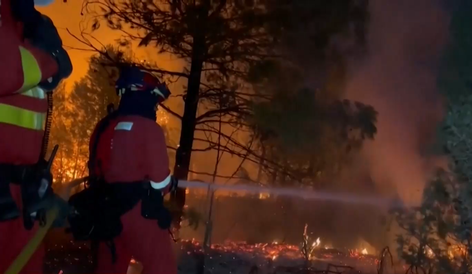 Първият голям горски пожар за годината в Испания, изпепелил досега