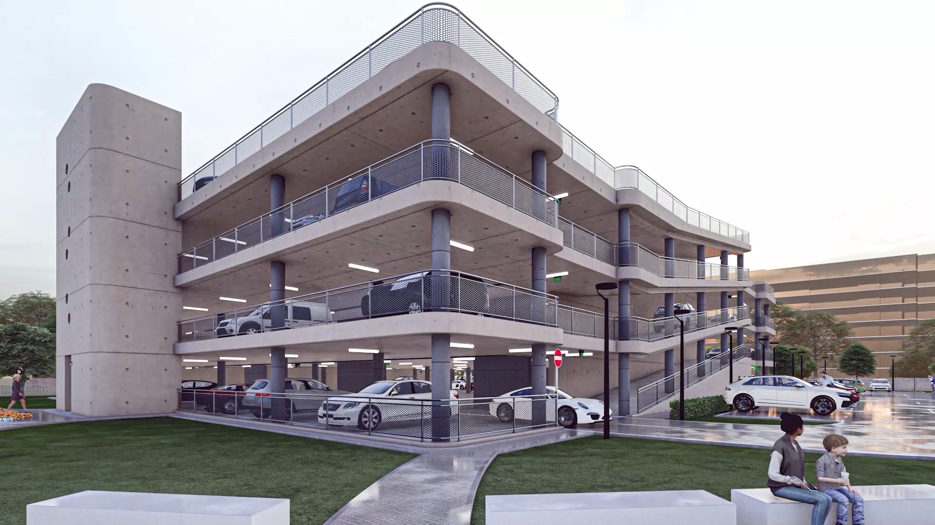 През месец октомври Софийски имоти започна строителството на етажен паркинг