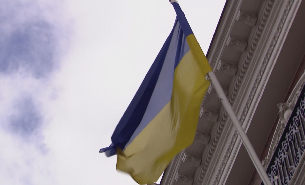 Ukraine Flag AP