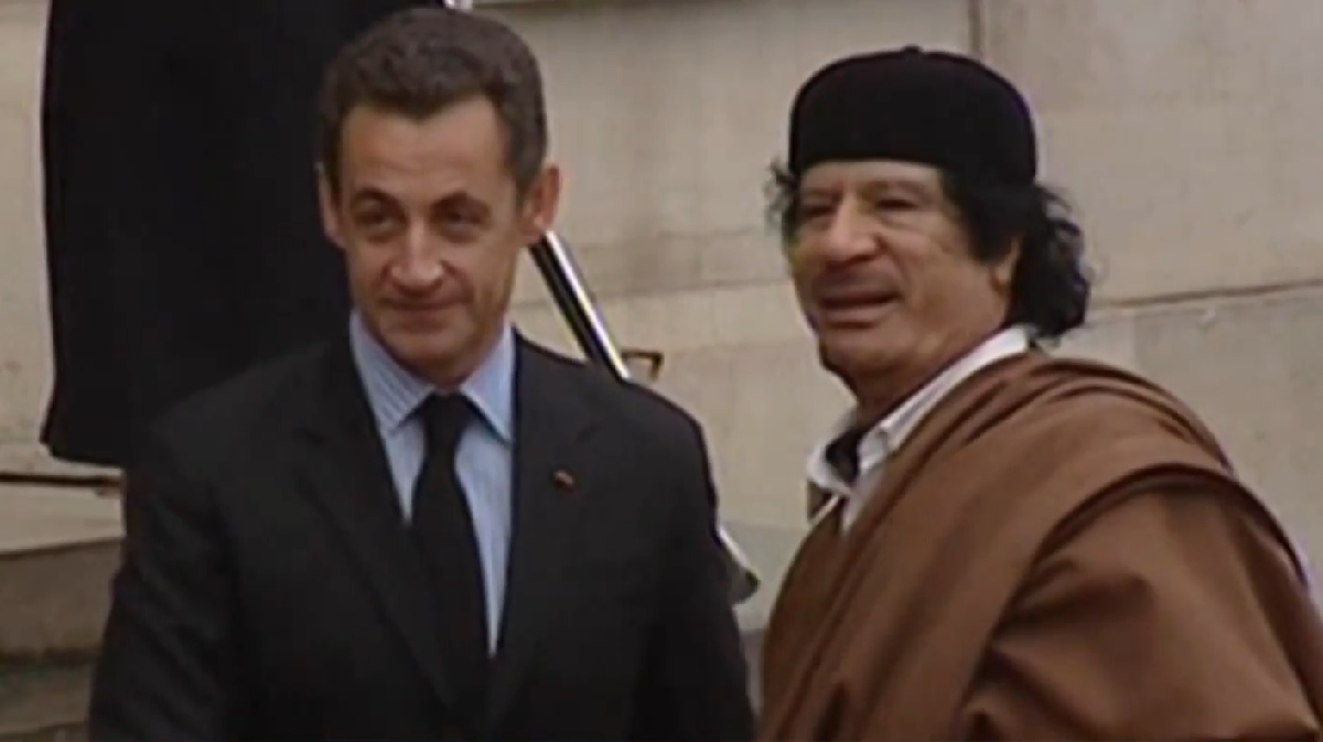 Sarkozi Kadafi