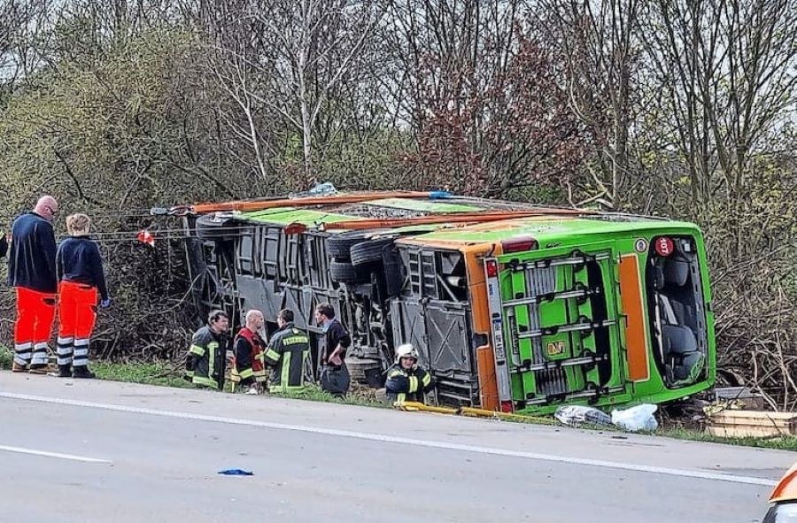 Avtobusna Katastrofa Germania Leipzig Laipcig Michael Stromeyer
