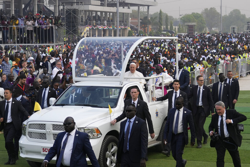 South Sudan Pope AP