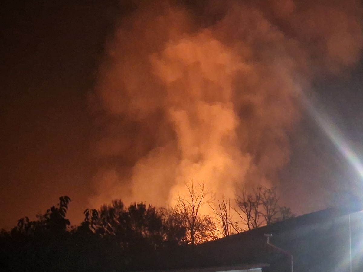 Пожар в оръжейния завод Арсенал в Казанлък Сигналът за инцидента