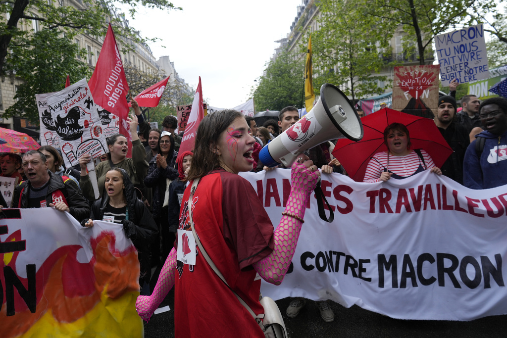 France May Day Labor AP