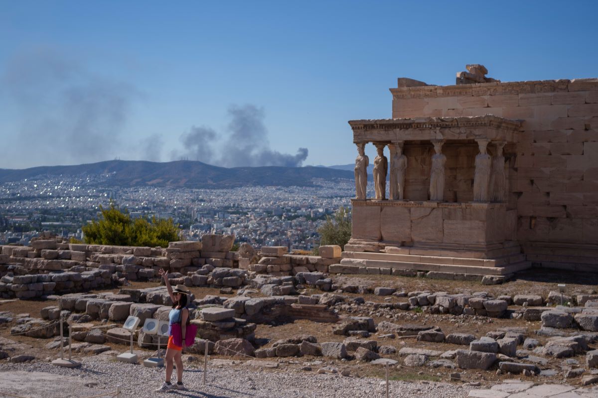 Greece Weather Heat Athens AP