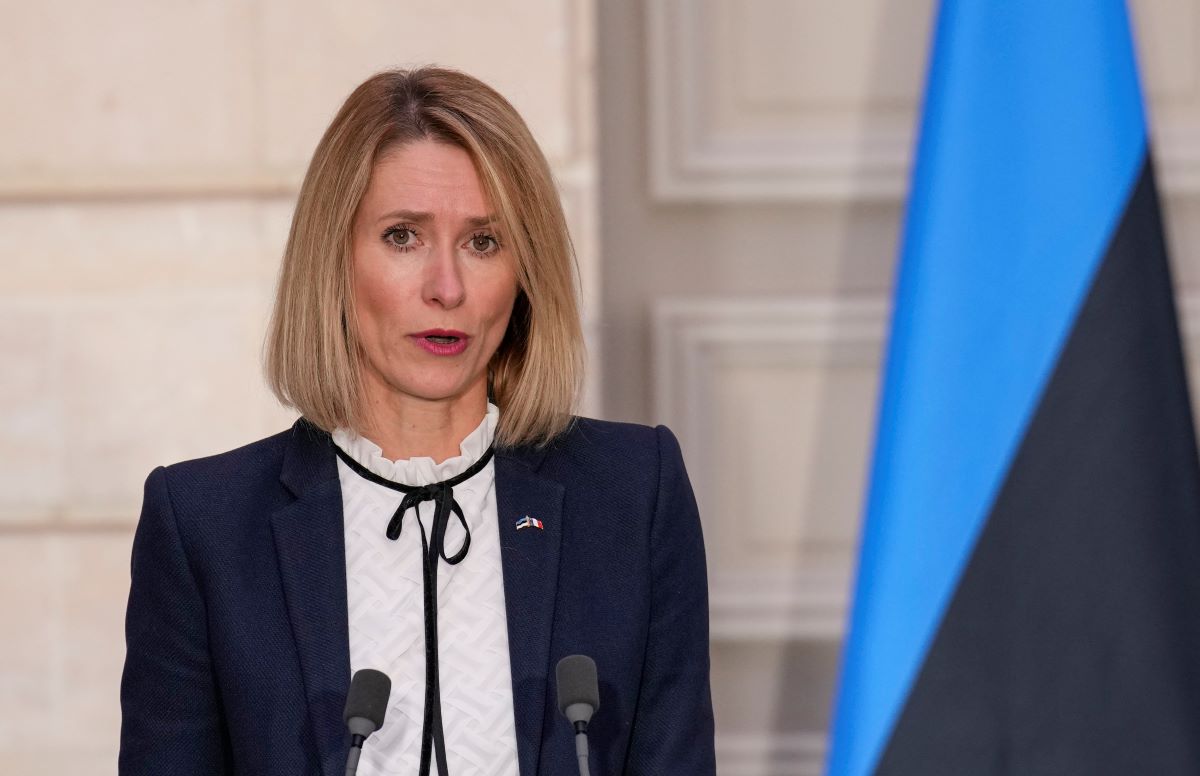 Русия издаде заповед за издирване на естонската премиерка Кая Калас