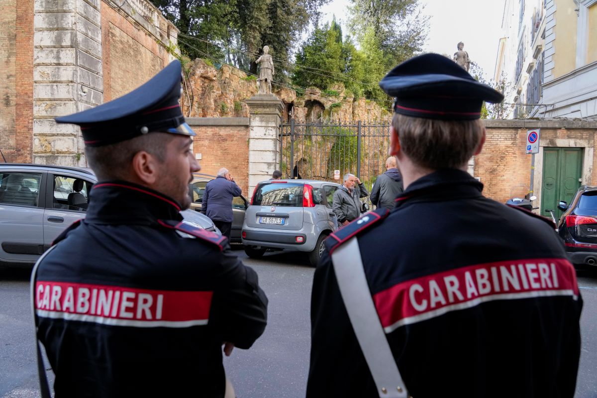 Carabineri Karabineri Policia Rim Italia AP