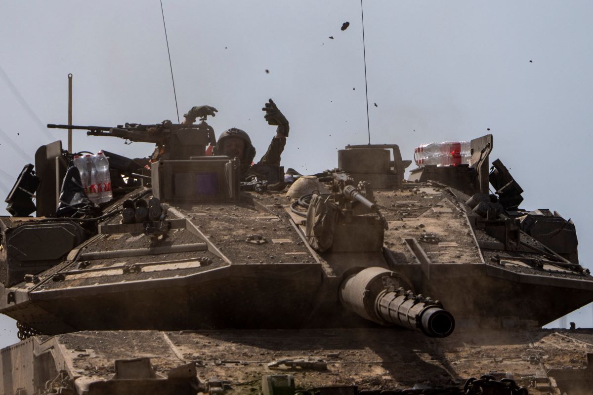 Israel Izrael Tank Armia Gaza 2 AP